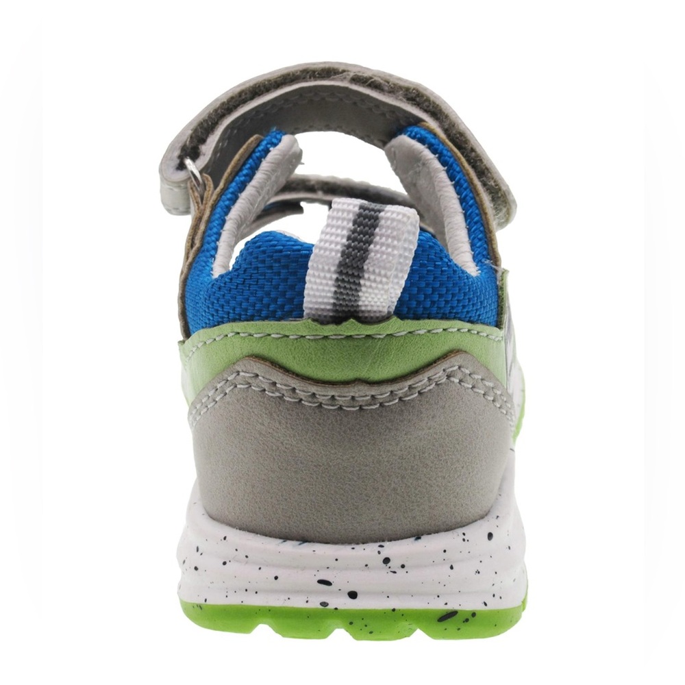 Boys Double Adjustable Strap Sandals with Soccer design - Picture 4 of 13